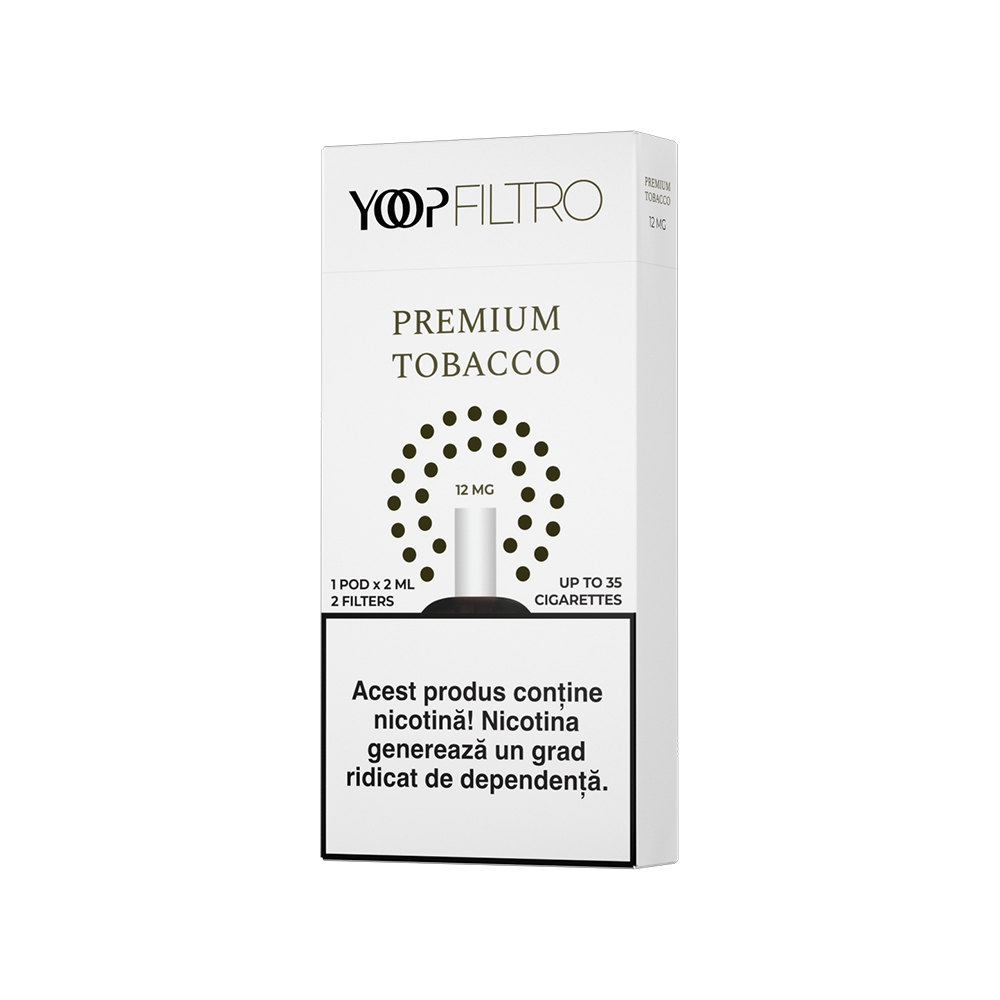 cutie de pods YOOP Filtro aroma Premium Tobacco 